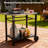 Jalbert 2-Tier Serving Cart with Stainless Steel Top