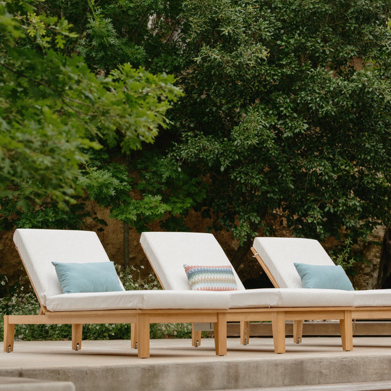 Solerno Heated Chaise Lounge — Dove, Java