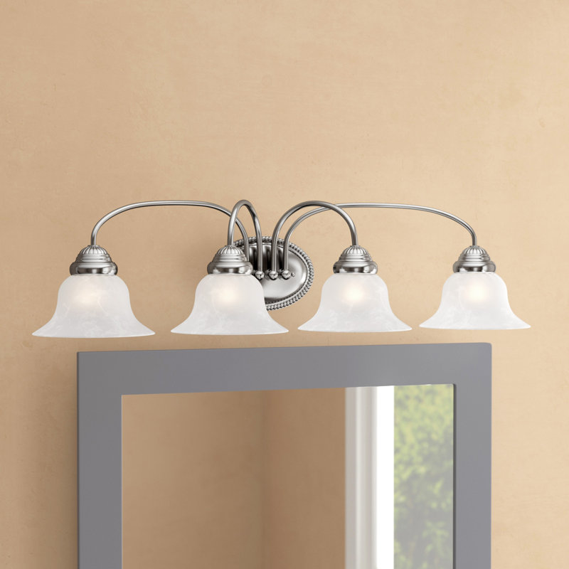 Nicolas 4 - Light Dimmable Vanity Light, Brushed Nickel