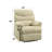 Arcadia Beige Microfiber Motion Recliner-1497859257