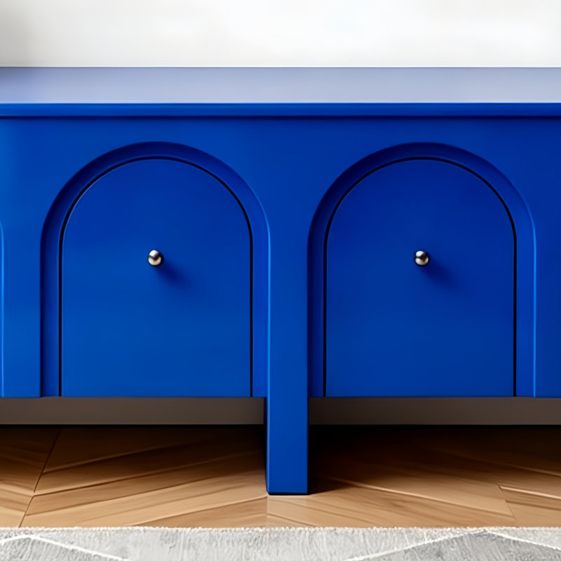 Meuble télé Modern Minimalist Art, Bleu