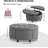 35" Wide Round Ottoman With Storage, Round Storage Ottoman, Tufted Round Ottoman Coffee Table Fabric Round Coffee Table Ottoman With Storage-471797882