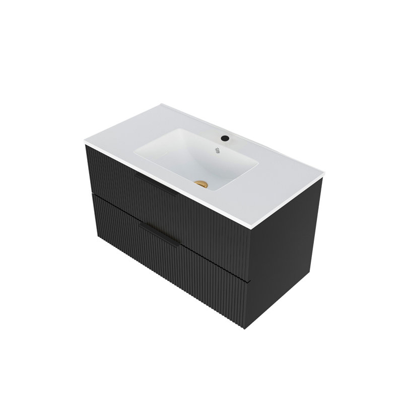 Meuble-lavabo 36 po avec lavabo en céramique