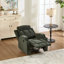 Fauteuil inclinable manuel de 31,5 po de largeur avec porte-gobelets et dossier rembourré (ensemble de 2)-757690458