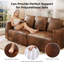 3 Seater Faux Leather Sofa-312031763
