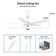 Gatha 56'' Ceiling Fan with LED Lights