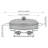Oval Food Warmer Buffet Chafing Dish Set-2057599263