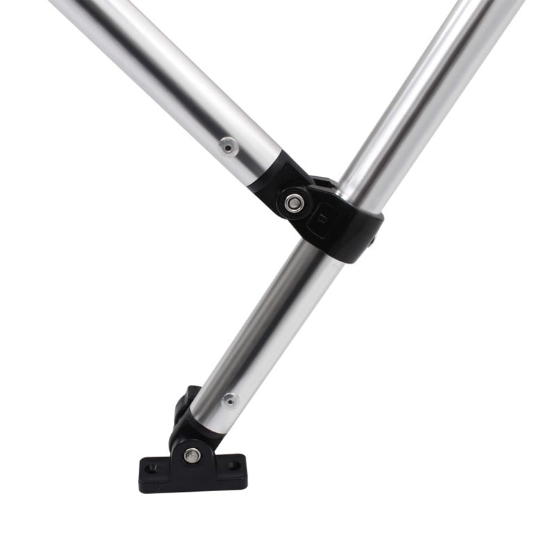 Toile avec cadre en aluminium pour bateau, H 53,9 po x l 55,1 po x P 72,05 po, Anthracite