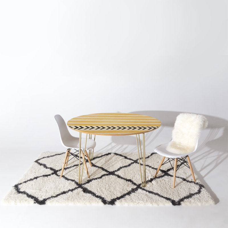 Allyson Johnson Dining Table, Yellow