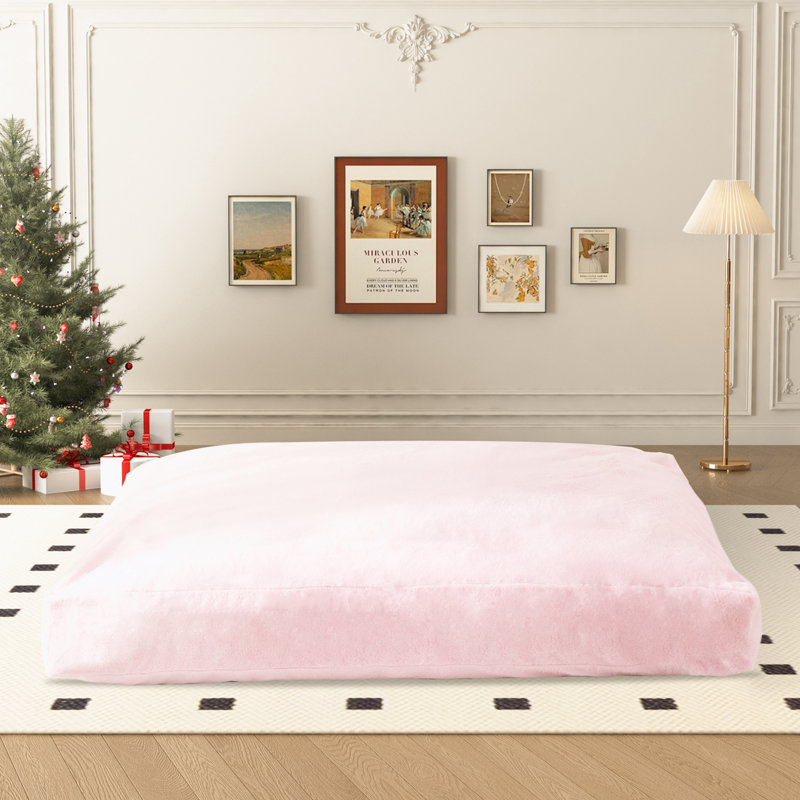 Fauteuil à billes en mousse haute densité, Rose