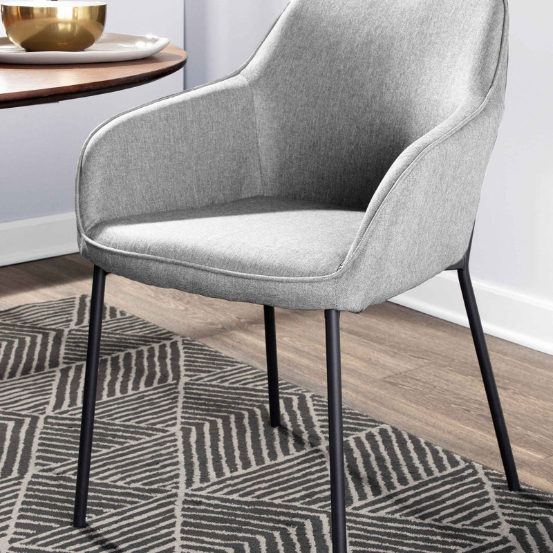 Chaise de salle à manger en tissu