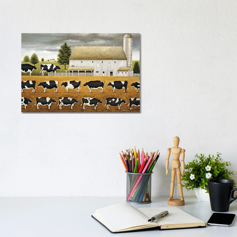 The Line up 1 Piece Wrapped Canvas Painting, 20.32 cm H x 30.48 cm W