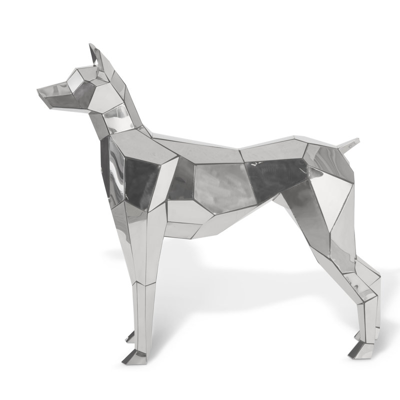 Crazy Cut Dog Statue