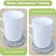 Ensemble de sous-verres Coasters For Drinks Ensemble de sous-verres décoratifs pour table basse