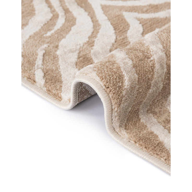 Tatte Animal Print Indoor Rug, Octagon 7'10" x 7'10"