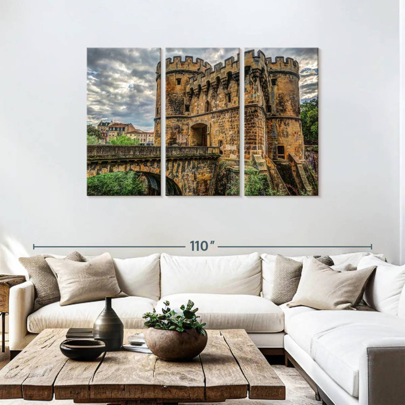 Lilie Bridge Castle, 48" H x 74" W