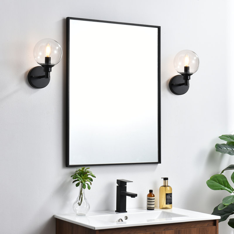 Byeong Dimmable Vanity Light, Chrome, 1 Light, 10" H x 6" W x 6" D