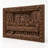 Hand-Carved Solid Teak Last Supper Wall Panel