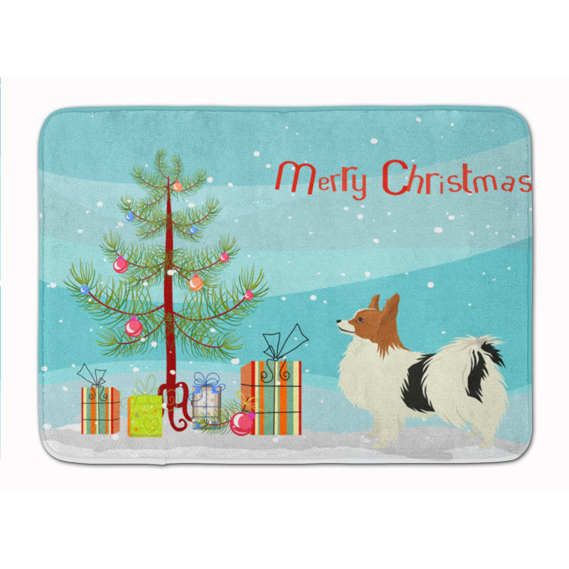 Tapis pour salle de bain chinois, Papillon