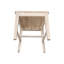 Chaise d'appoint en bois massif Mayores