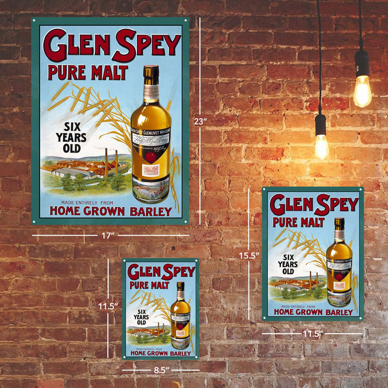 " Glen Spey ", 15.5" H x 11.5" W x 0.04" D