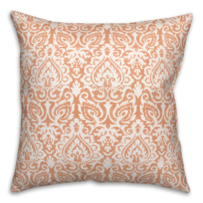 Giambrone Damask Polyester Throw Pillow