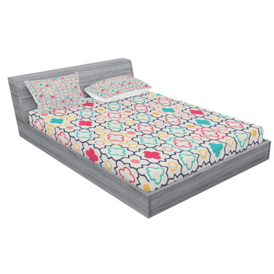 Ensemble de draps en microfibre Quatrefoil