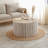 Wood Top Coffee Table with Solid Base-2145303859
