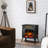 R.W.FLAME 23.5''W 500W/1500W Electric Fireplace Stove With Remote Control-75206385