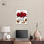 Art mural sur toile Leopard Heel Red Bloom-107728210-107728211