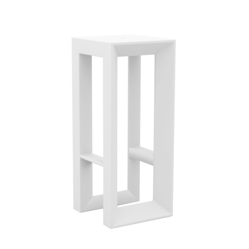 Tabouret de bar 28,25 po Frame, Blanc