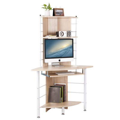 Font Plastic / Acrylic Computer Desk