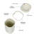 8 Gallon Touchless Trash Can,Cream White