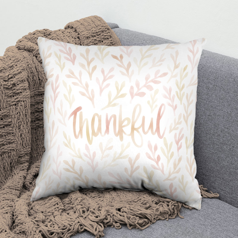 Oreiller «Thankful Watercolor»