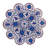 Vintage Style Ceramic Tile Trivet 7''