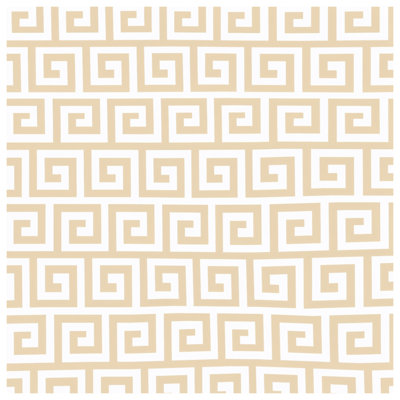 Beige Greek Key Pattern Comforter
