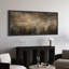Rustic Forest Silhouette With Textured Sky Framed Canvas Master Bedroom Wall Art Work Print-409201550-409201648