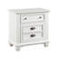 Table de chevet à deux tiroirs 1pc