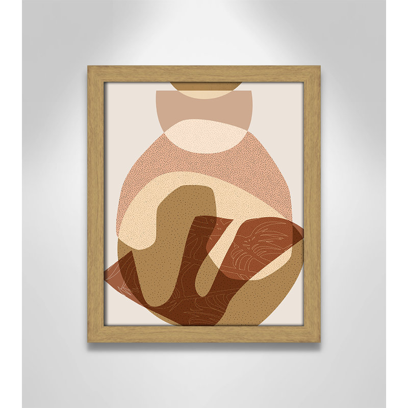 Impression sur cadre photo, L 13 po x H 15 po, Grain de bois naturel