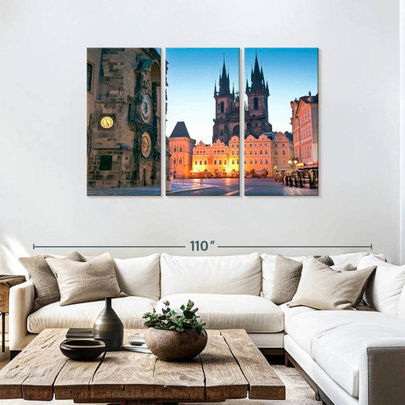 Rorry Prague Town Square, 48" H x 74" W