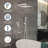 Complete Shower System with Rough in-Valve-86413948