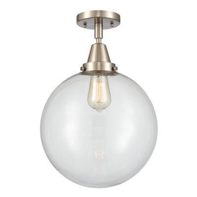 Alphonsa Glass Flush Mount