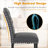 Tufted Upholstered Solid Back Dining Chair-391104228-391104229