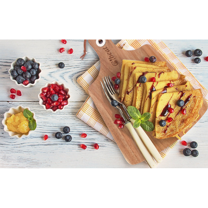 Wooden Pizza Plate, 1cm H x 20cm W x 1cm D