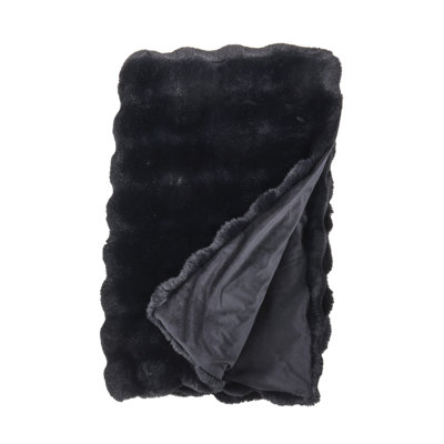Faux Fur Throw Blanket