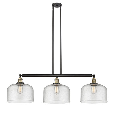 Bell - Luminaire suspendu pour îlot de cuisine 3 lumières 42 " 