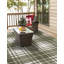 Tapis d'intérieur / extérieur de jardin à carreaux vert-437289651