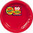 Party Pack Round Plastic Disposable 9" Red Dinner Plate