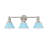 3 lights 27 inch brush nickel finish iron bathroom vanity sconce-1348617143