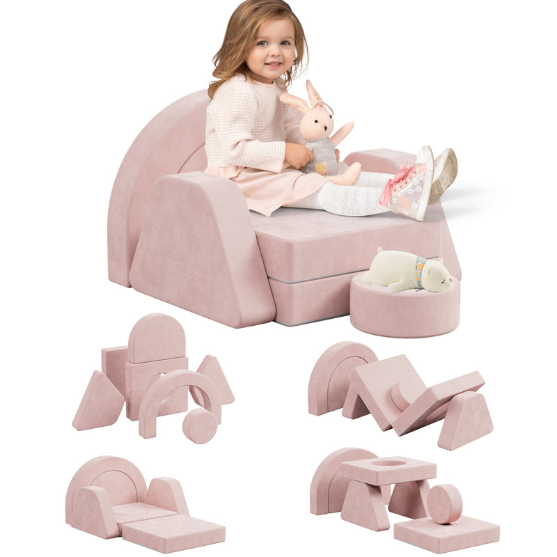 Children's Sofa / Sectional, Pink